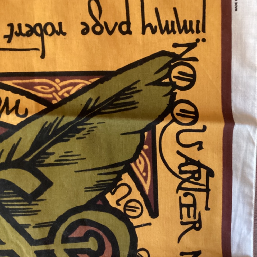 Vintage Robert Plant Jimmy Page No Quarter ZoSo Bandana World Tour 1995 - Picture 4 of 5
